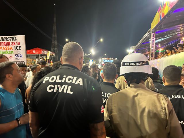 polícias civil e militar na micareta de feira