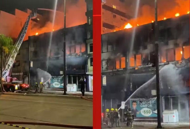 Incêndio em pousada de Porto Alegre1
