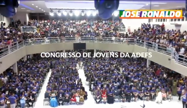 José Ronaldo participa de Congresso da União de Jovens da ADEFS