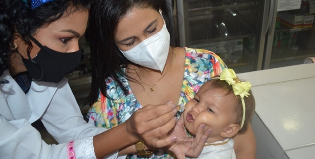O Dia D de vacinação contra a poliomielite