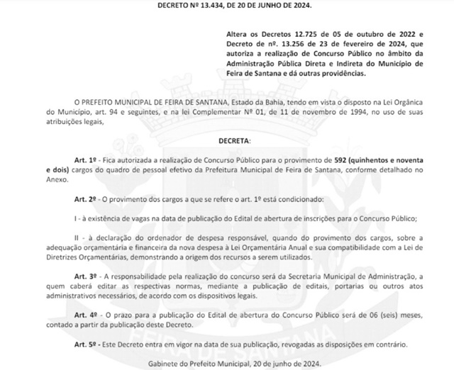 Decreto Municipal 