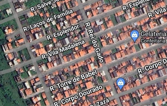 mapa do bairro Gabriela em Feira de Santana