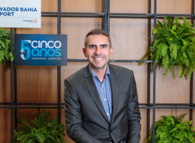 Marcus Vinícius Campos gerente de negócios do aeroporto de salvador